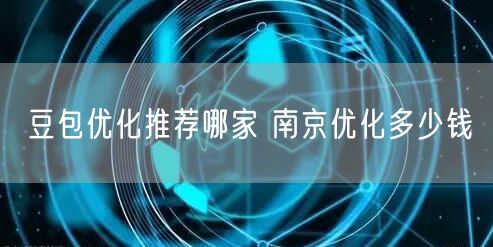 豆包优化推荐哪家 南京优化多少钱
