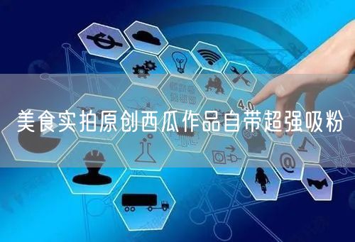 美食实拍原创西瓜作品自带超强吸粉