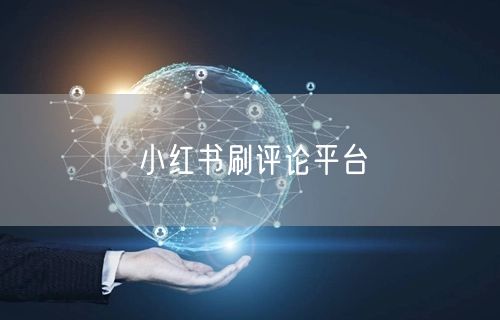小红书刷评论平台