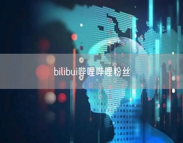 bilibui哔哩哔哩粉丝