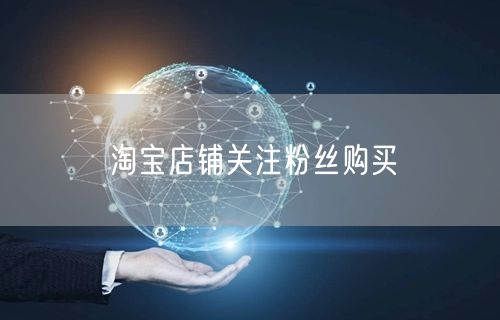 淘宝店铺关注粉丝购买