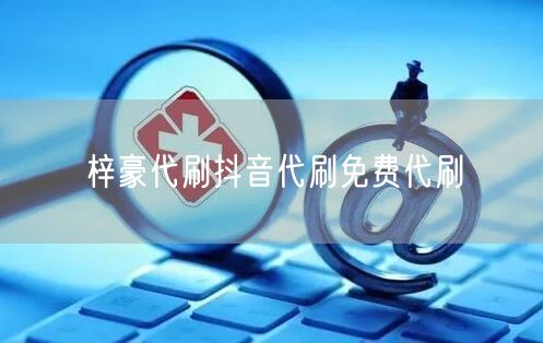 梓豪代刷抖音代刷免费代刷