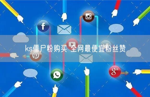 ks僵尸粉购买 全网最便宜粉丝赞