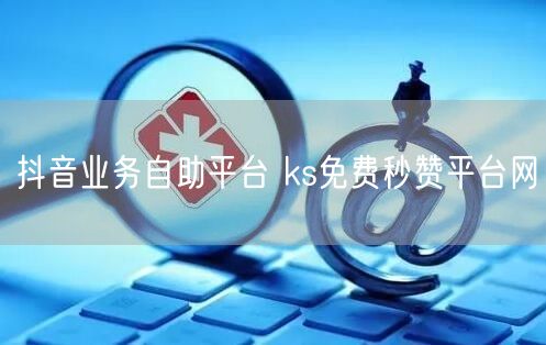 抖音业务自助平台 ks免费秒赞平台网