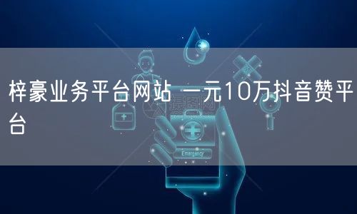梓豪业务平台网站 一元10万抖音赞平台