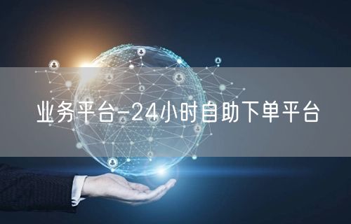 业务平台-24小时自助下单平台