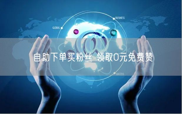 自助下单买粉丝 领取0元免费赞