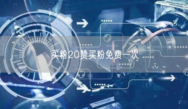买粉20赞买粉免费一次